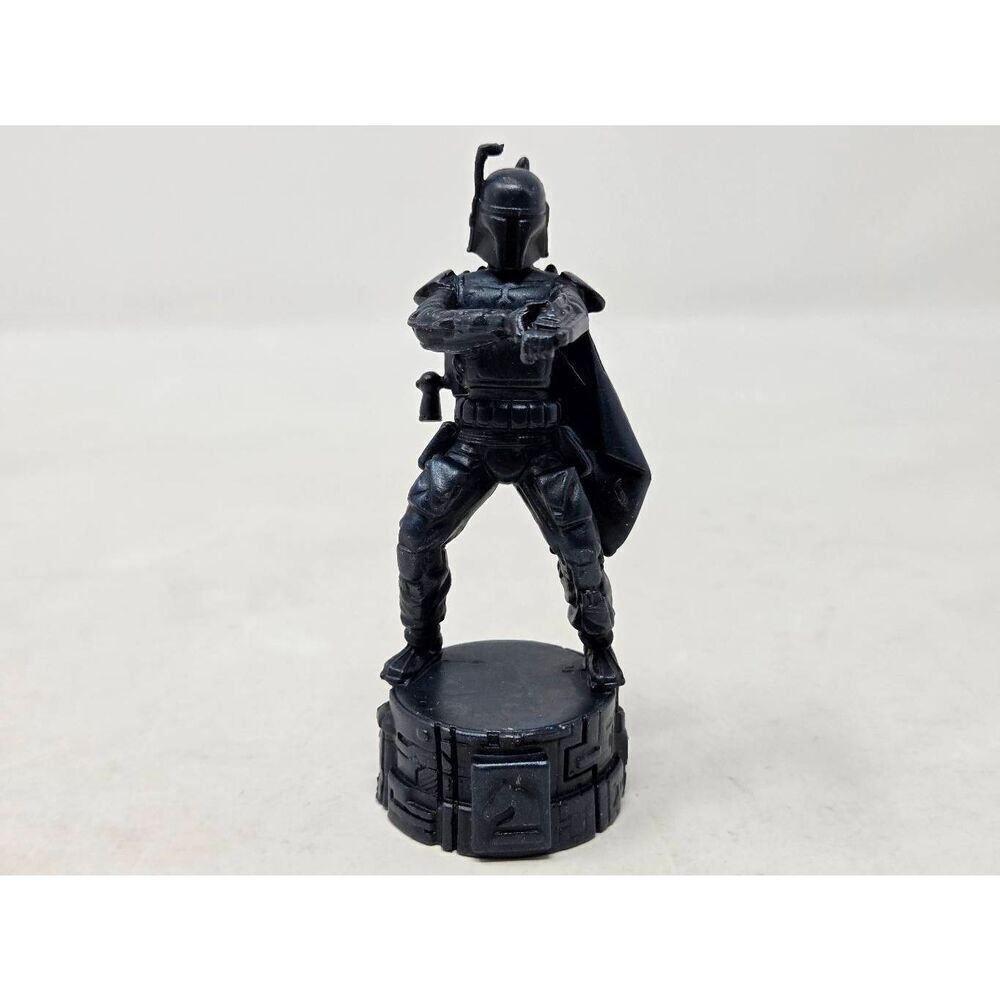 STAR WARS 2005 SAGA EDITION CHESS SET REPLACEMENT BLACK BOBA FETT KNIGHT
